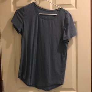 Blue Lululemon love tee size 8